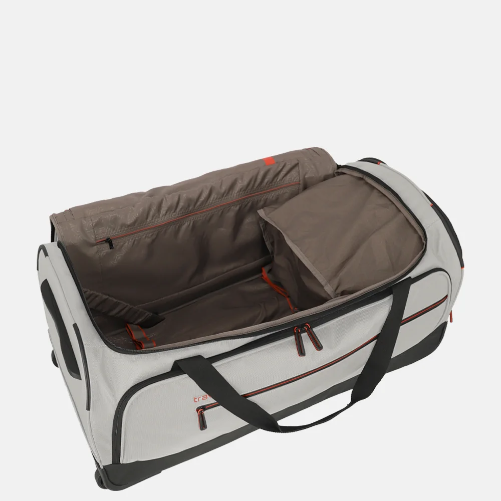 Travelite Crosslite 5.0 reistas op wielen L beige bij Duifhuizen