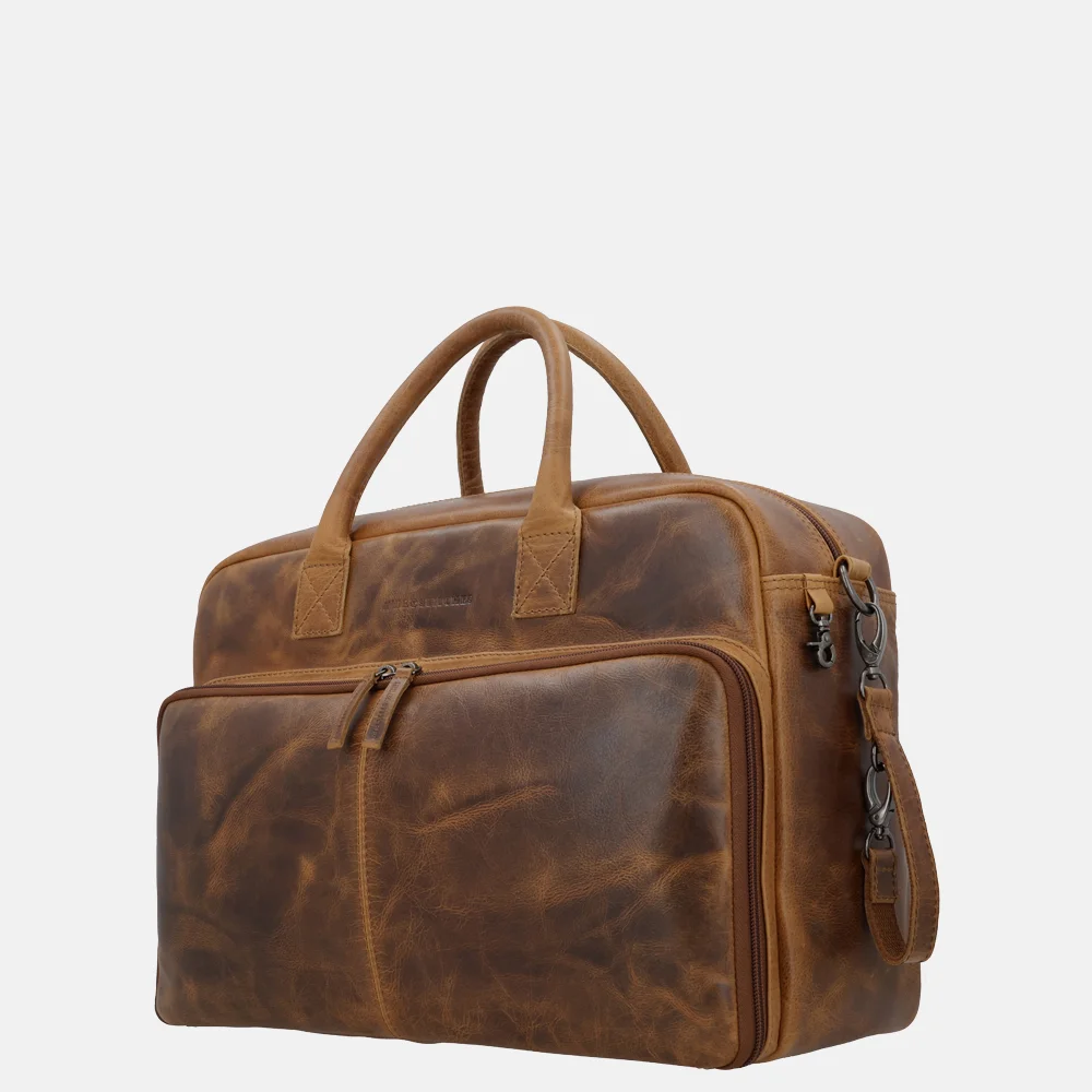 Hide & Stitches Nevajo Next luiertas cognac bij Duifhuizen