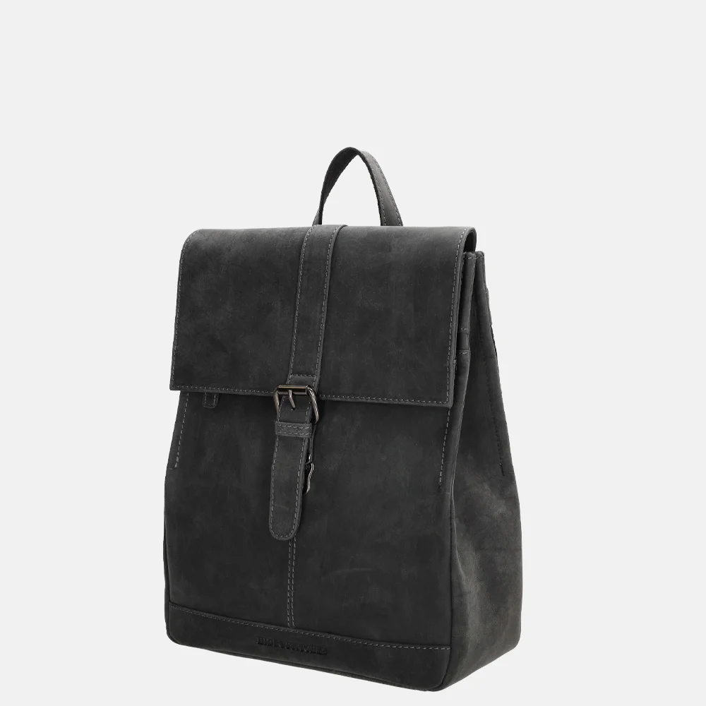 Hide & Stitches Idaho rugzak zwart bij Duifhuizen