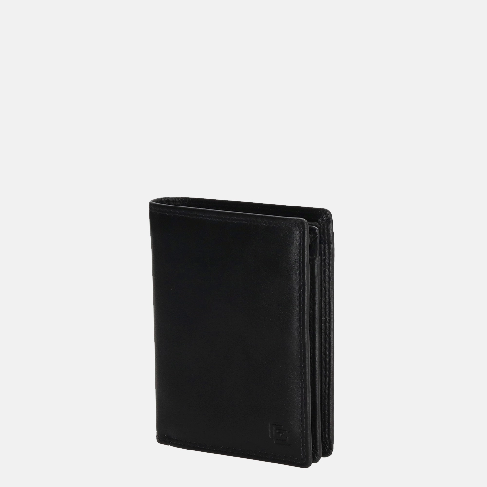 Gio Gini billfold black bij Duifhuizen