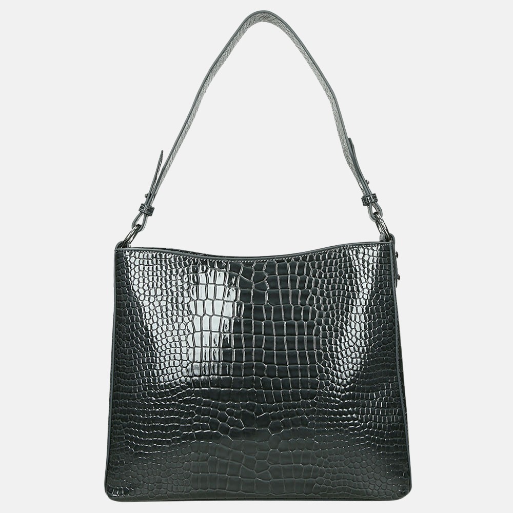 HVISK Amble Croco buideltas dark grey bij Duifhuizen