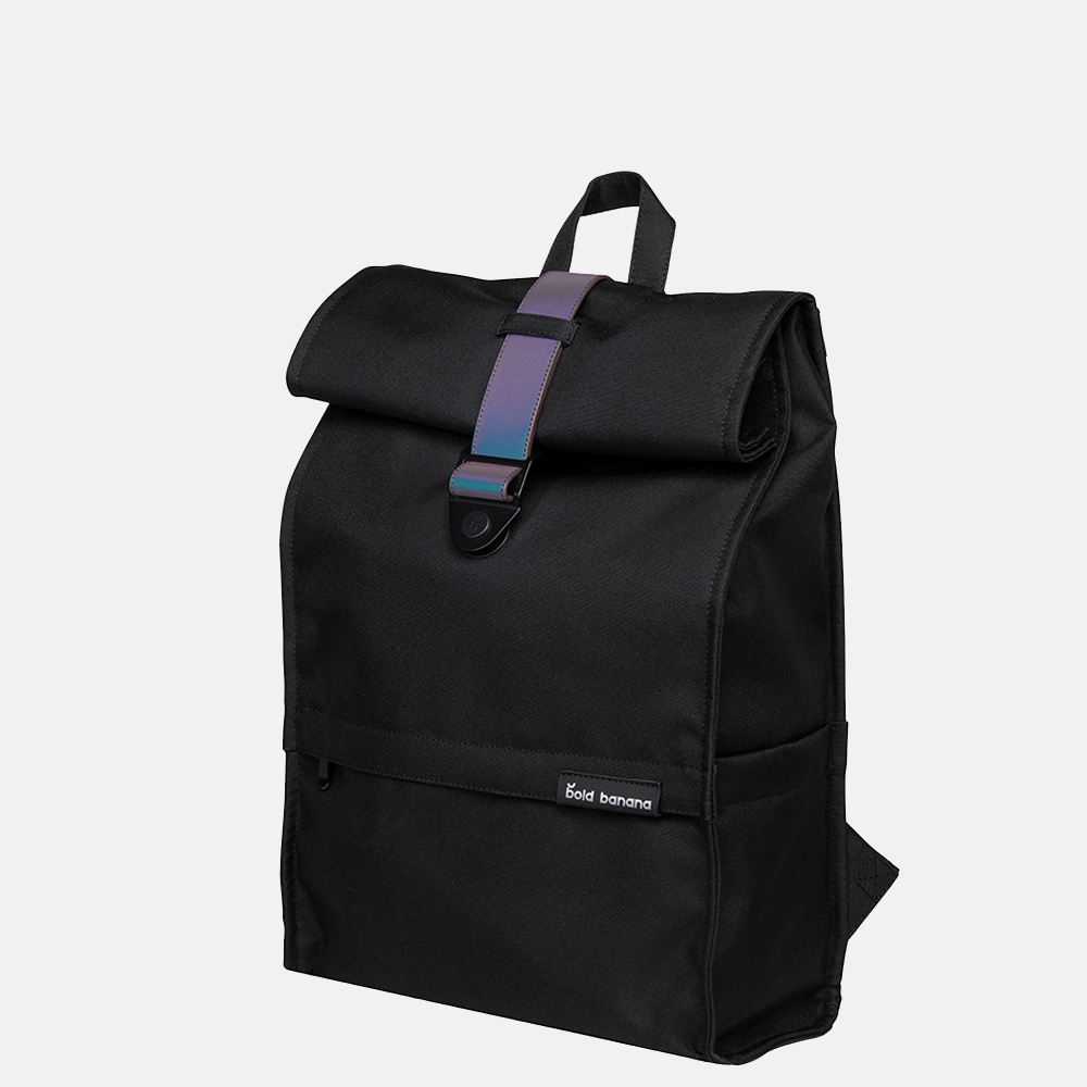 Bold Banana Roll Top rugzak 15.6 inch black reflex bij Duifhuizen