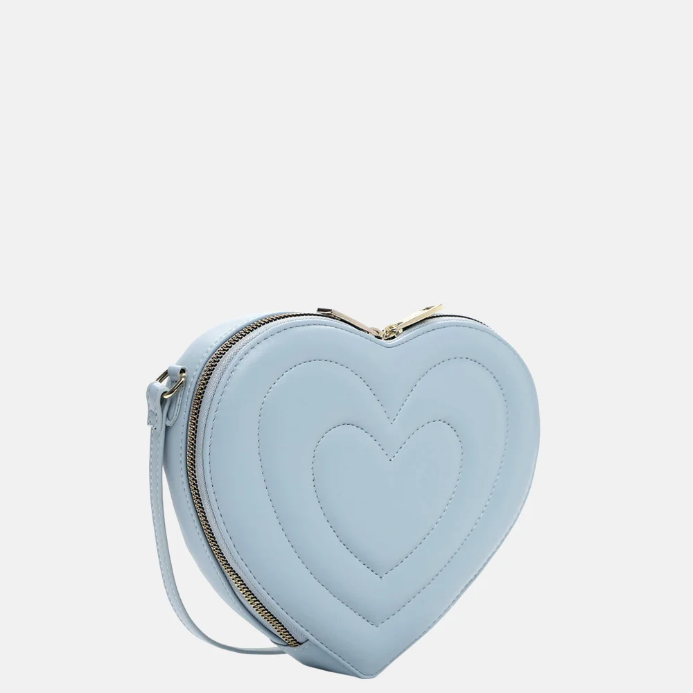 Emily & Noah Julia crossbody tas hart light blue bij Duifhuizen