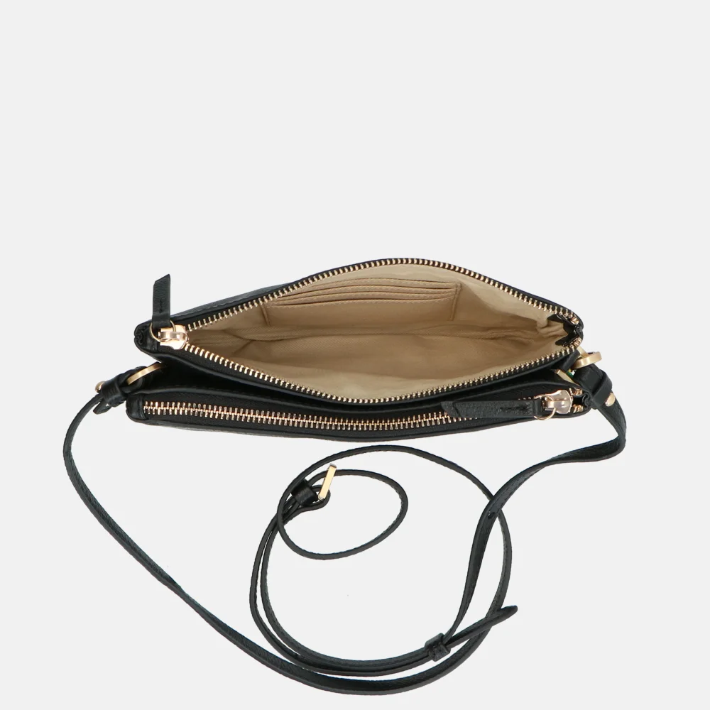 Loulou Essentiels Camille crossbody tas black bij Duifhuizen