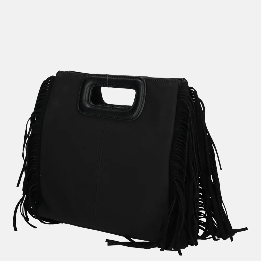 Firenze handtas franje black bij Duifhuizen