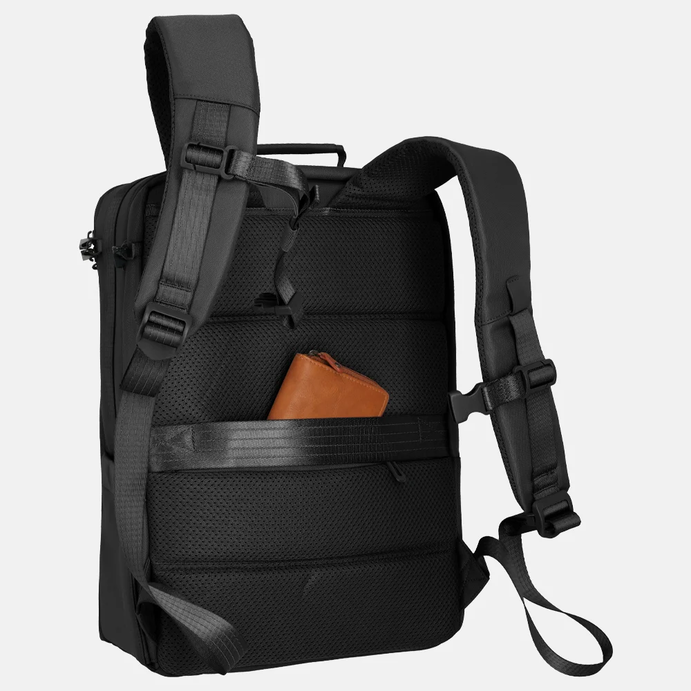 Travelite Workfloow laptoprugzak 15 inch M black bij Duifhuizen