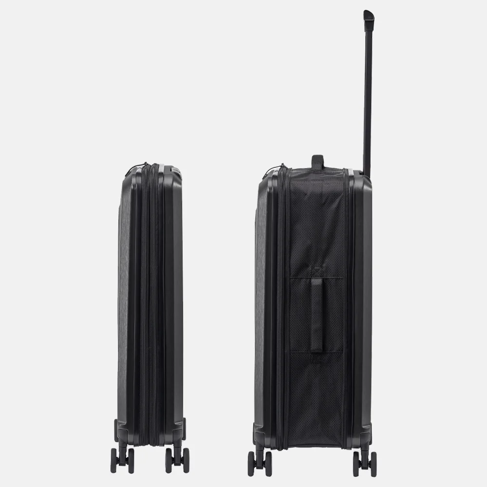 Senz Foldaway koffer opvouwbaar 66 cm pure black bij Duifhuizen