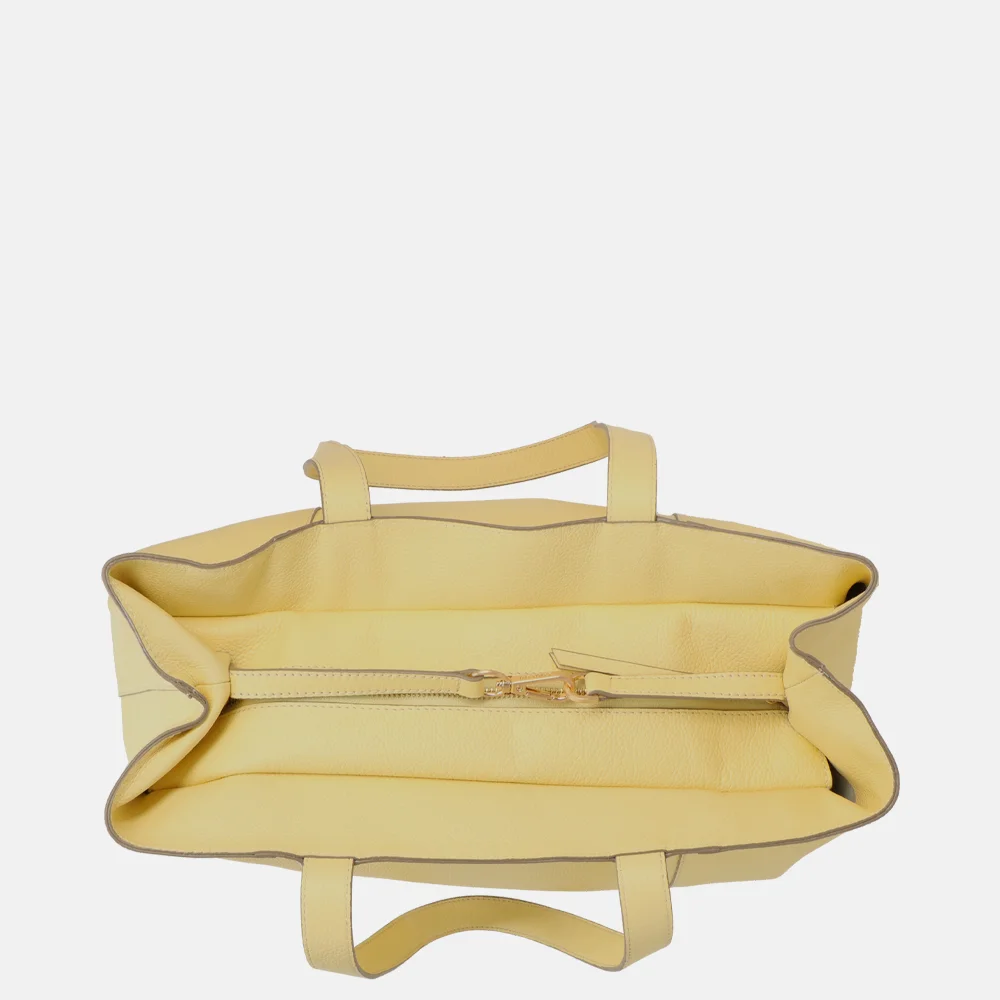 Loulou Essentiels Valerie shopper sorbet yellow bij Duifhuizen