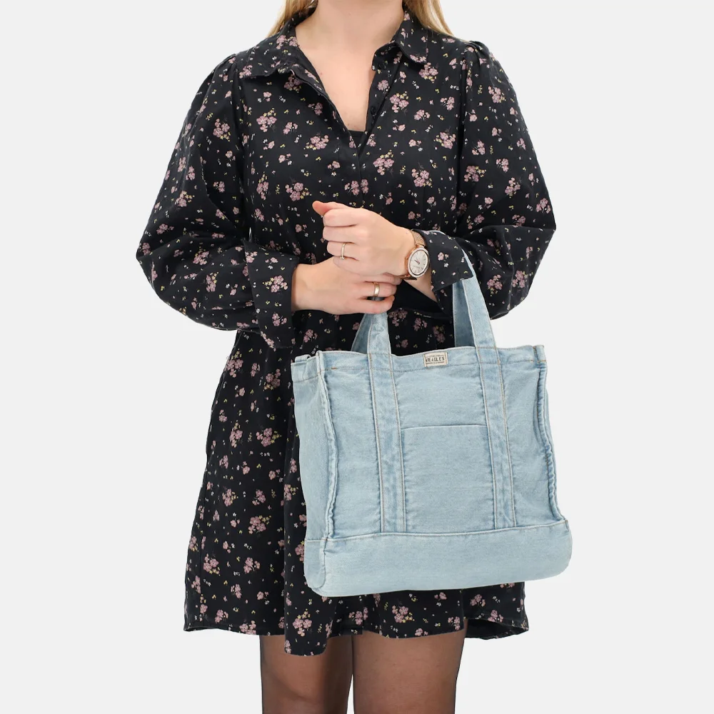 Beagles handtas L jeans lichtblauw bij Duifhuizen