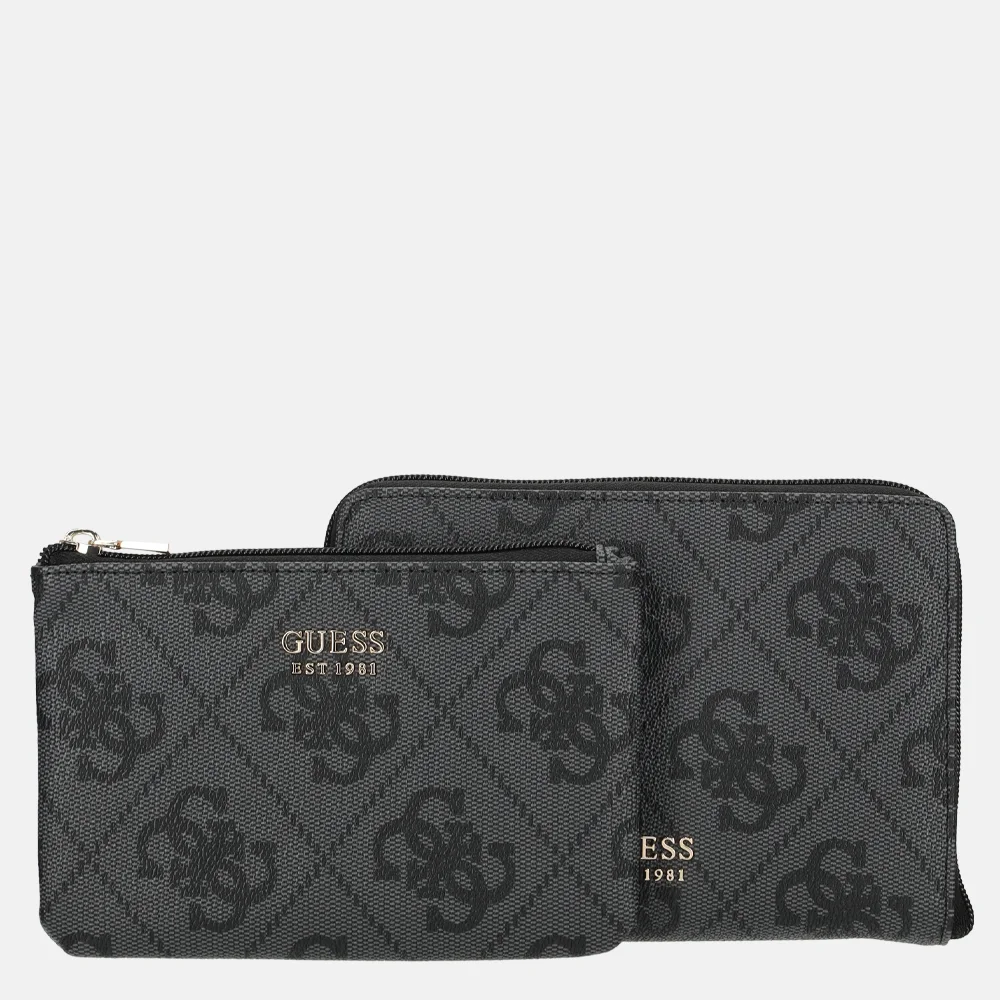 Guess Berta sieraden organizer en paspoort/pennenetui coal logo bij Duifhuizen