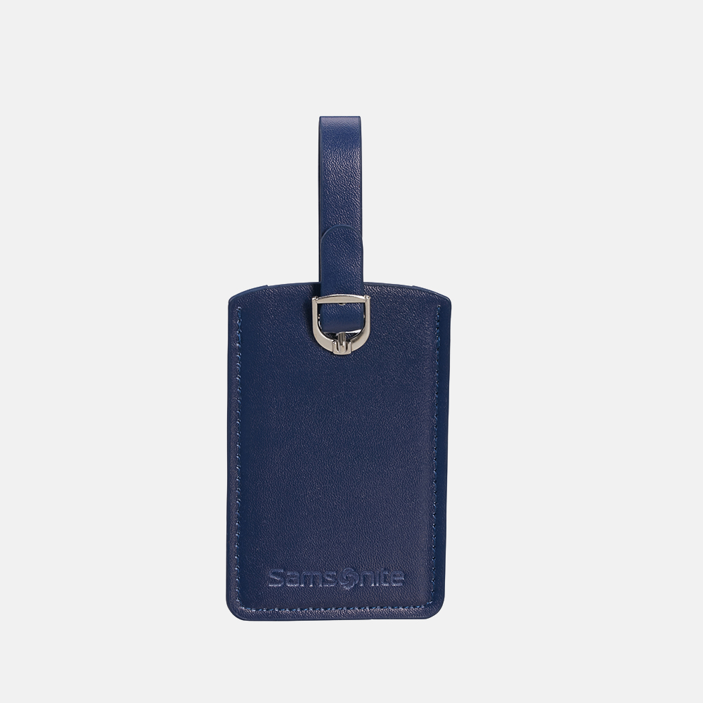 Samsonite kofferlabel set van 2 midnight blue