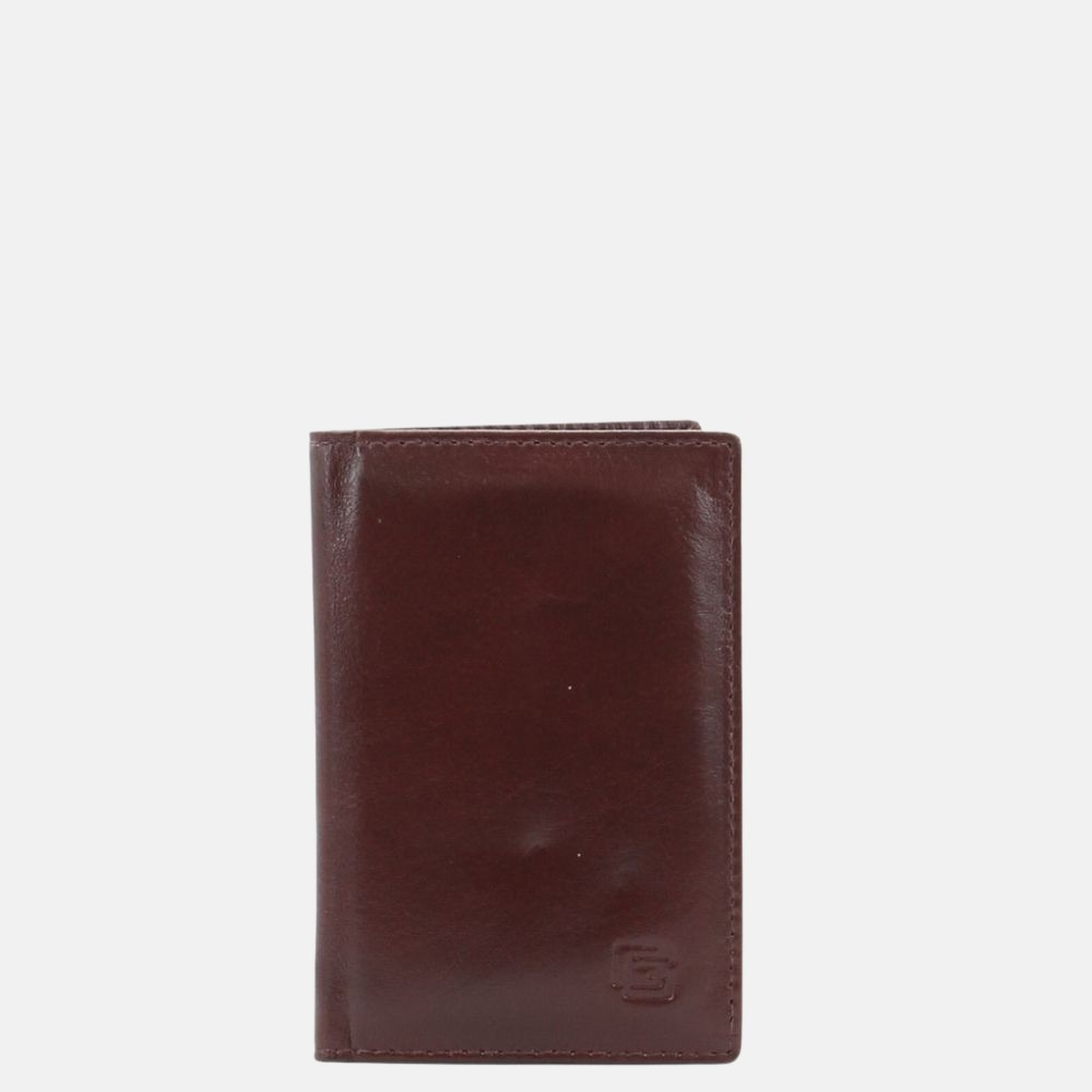 Gio Gini billfold brown bij Duifhuizen