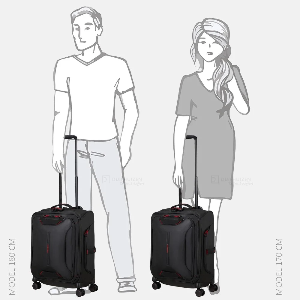 Samsonite Ecodiver handbagage koffer 55 cm TSA black bij Duifhuizen