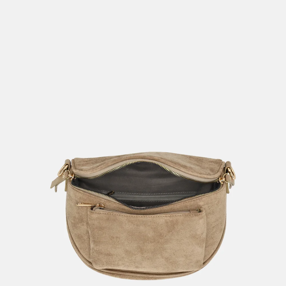 Firenze Suedine heuptas dark taupe bij Duifhuizen