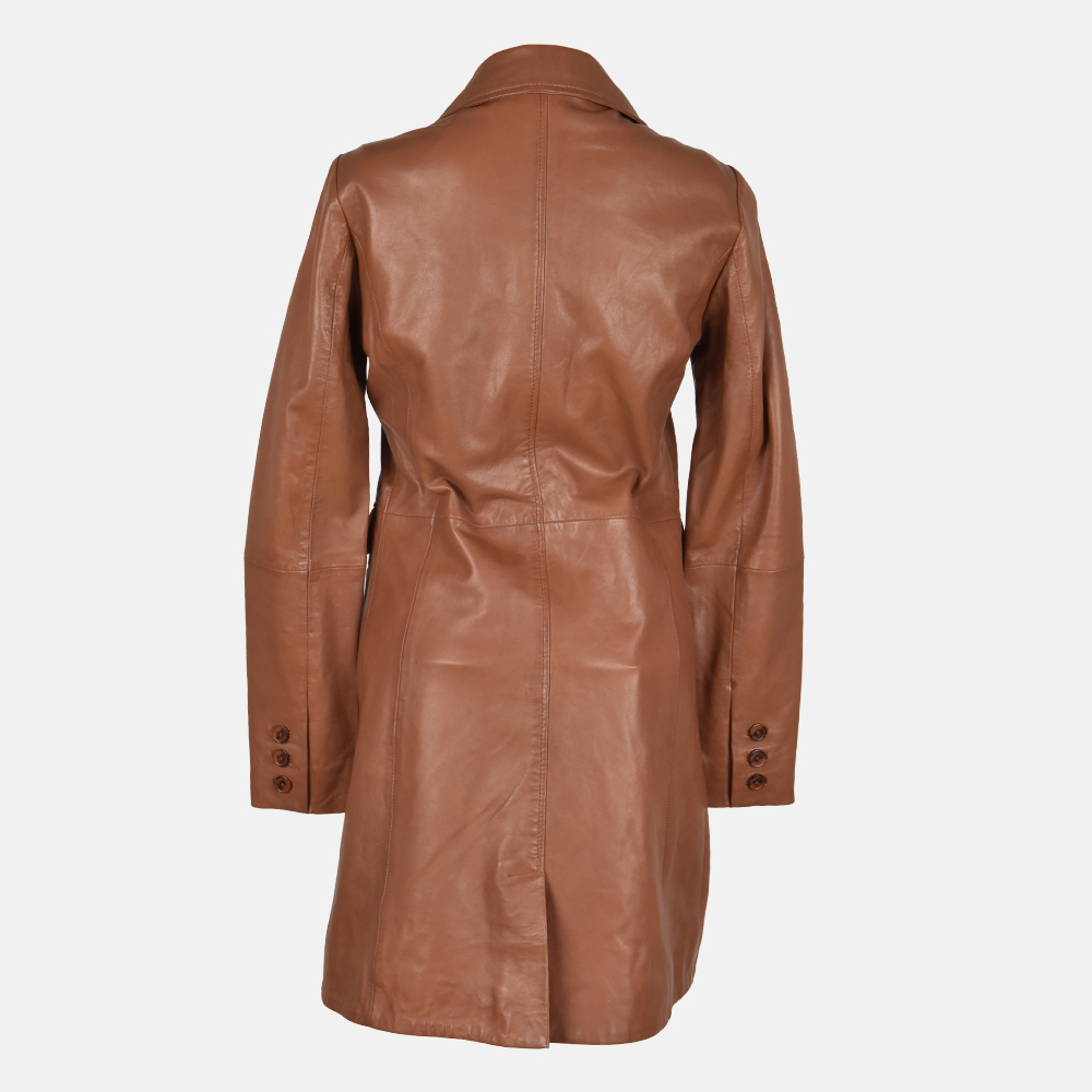 Dekkers Ledermode Daria dames jack cognac bij Duifhuizen