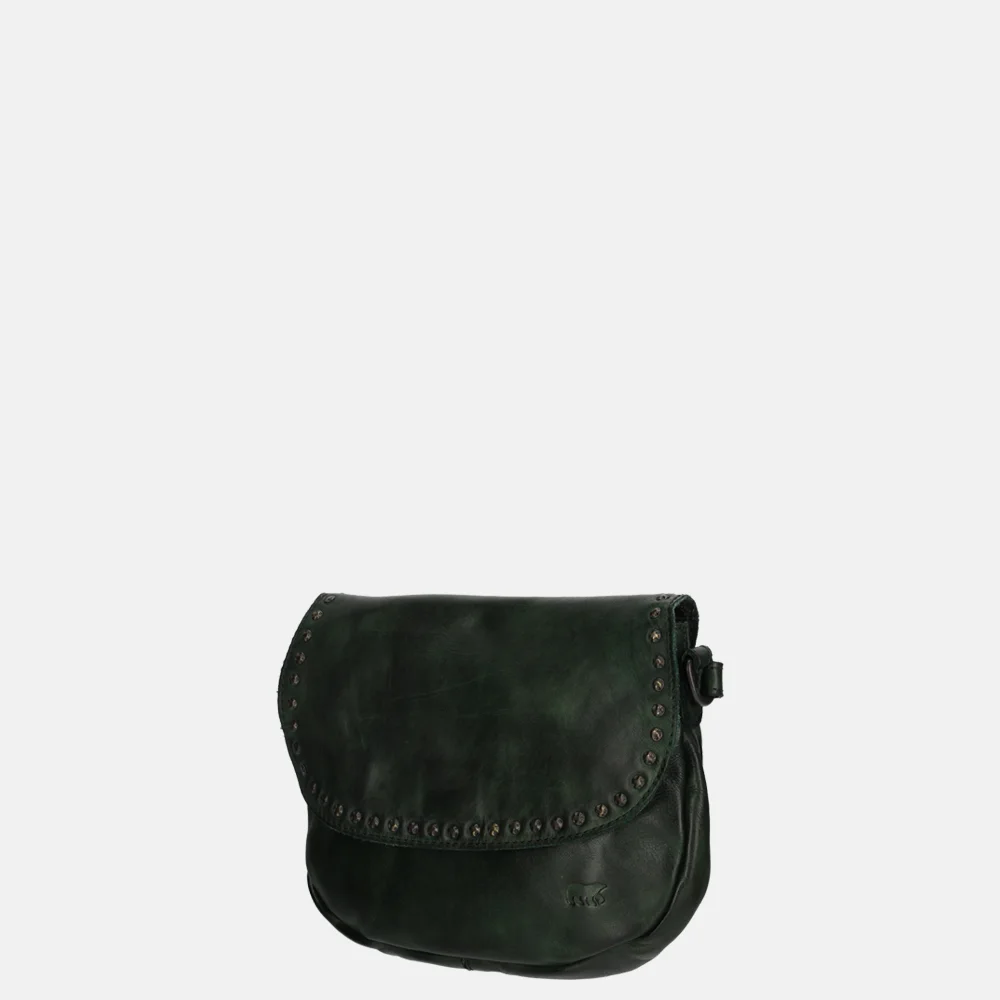 Bear Design crossbody tas studs green bij Duifhuizen