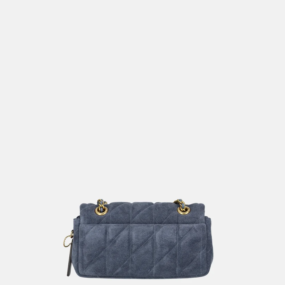Coach Tabby Quilted schoudertas 20' light denim bij Duifhuizen