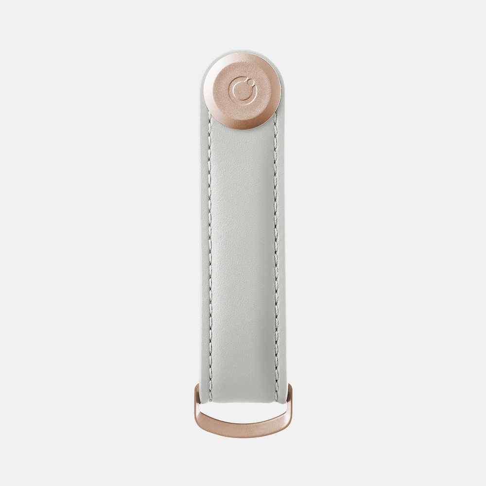 Orbitkey Key Organizer 2.0 Leather stone grey bij Duifhuizen