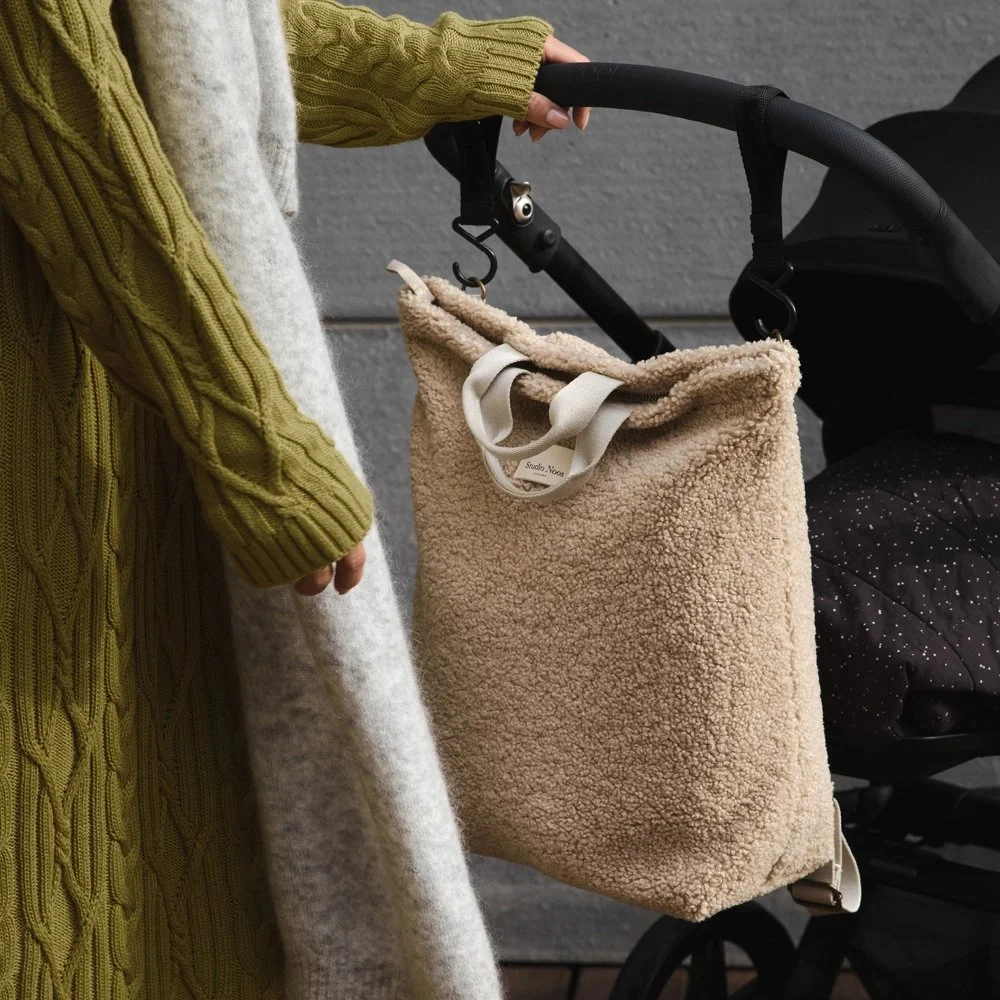 Studio Noos Teddy adult rugzak ecru bij Duifhuizen