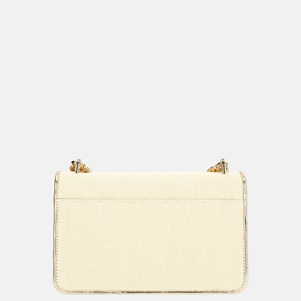 Michael Kors Claire schoudertas pale gold bij Duifhuizen