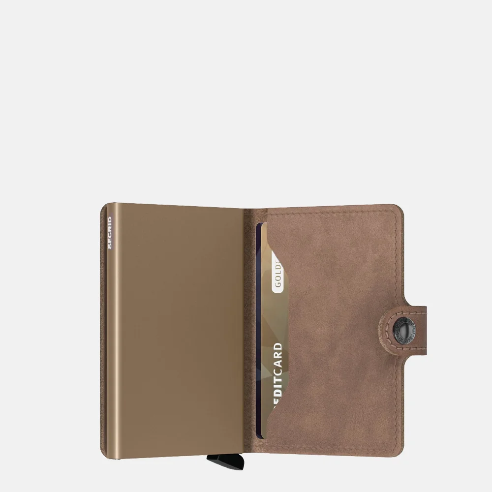 Secrid Miniwallet vintage taupe bij Duifhuizen
