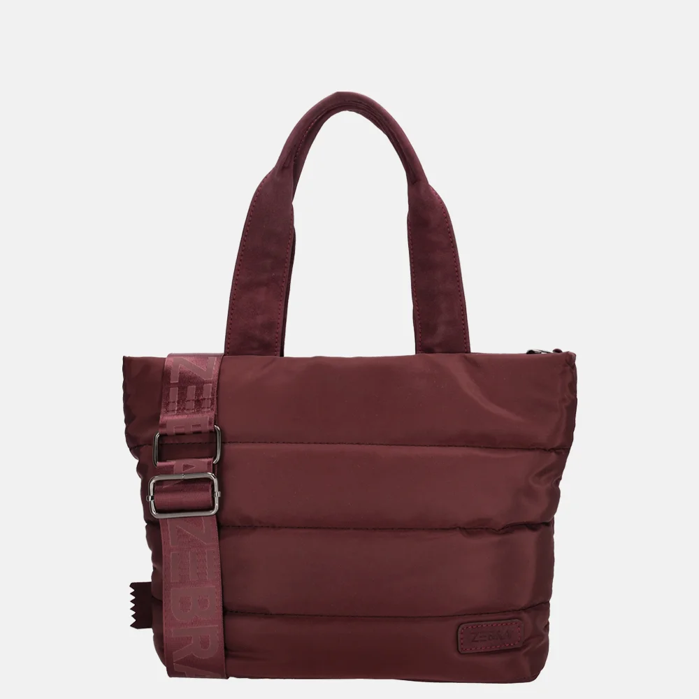 Zebra Trends Elske puffy handtas S bordeaux