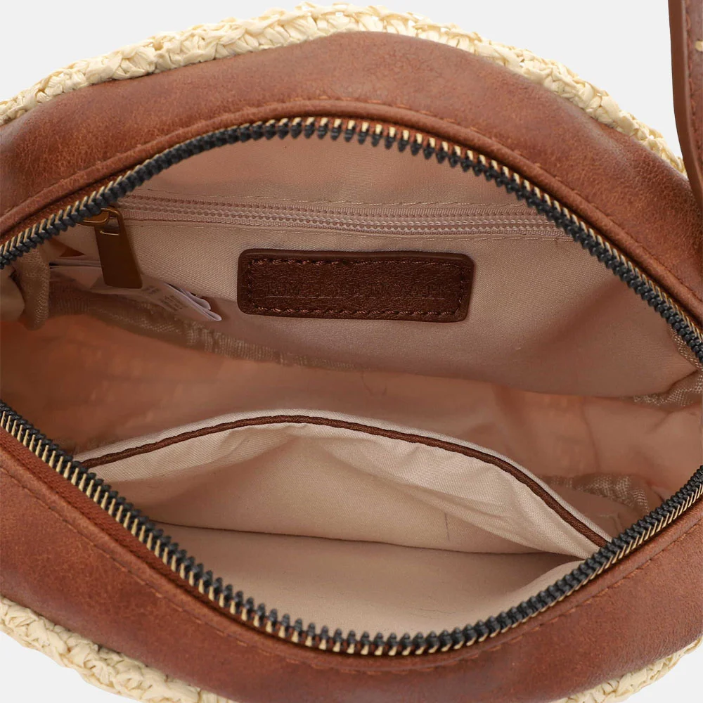 Emily & Noah Birgit crossbody tas Birgit rond sand bij Duifhuizen