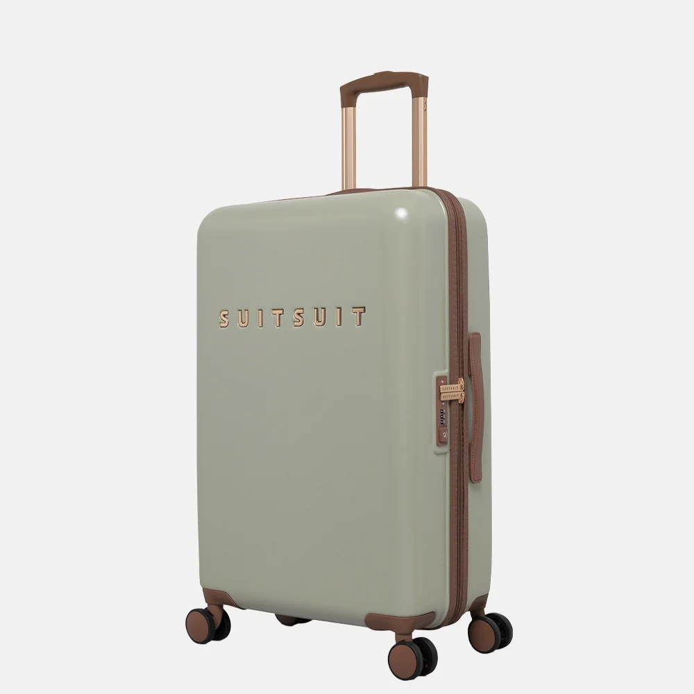 Suitsuit Fab Seventies reiskoffer 66 cm sustained grey bij Duifhuizen