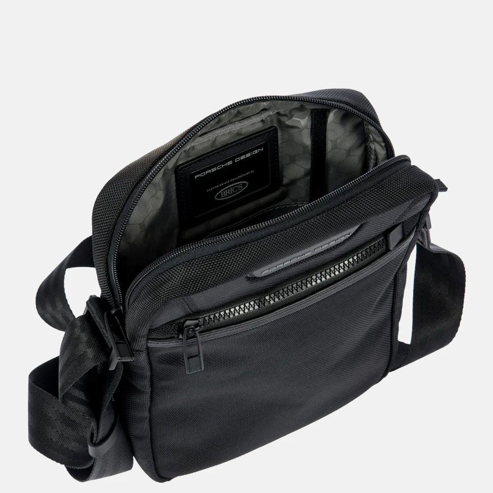 Porsche Design Evo schoudertas XS black bij Duifhuizen
