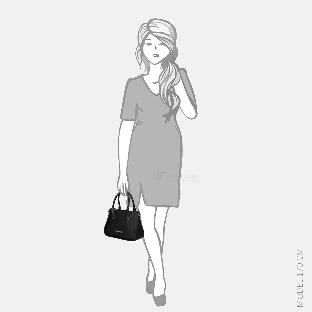 Valentino Bags Eris Re handtas gevlochten M nero bij Duifhuizen