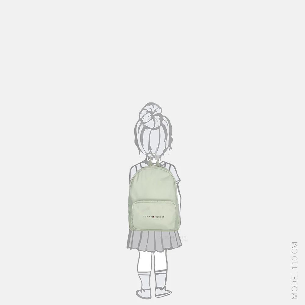 Tommy Hilfiger Essential kinderrugzak misty sage bij Duifhuizen
