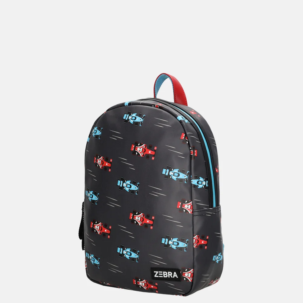 Zebra Trends kinderrugzak raceauto zwart bij Duifhuizen