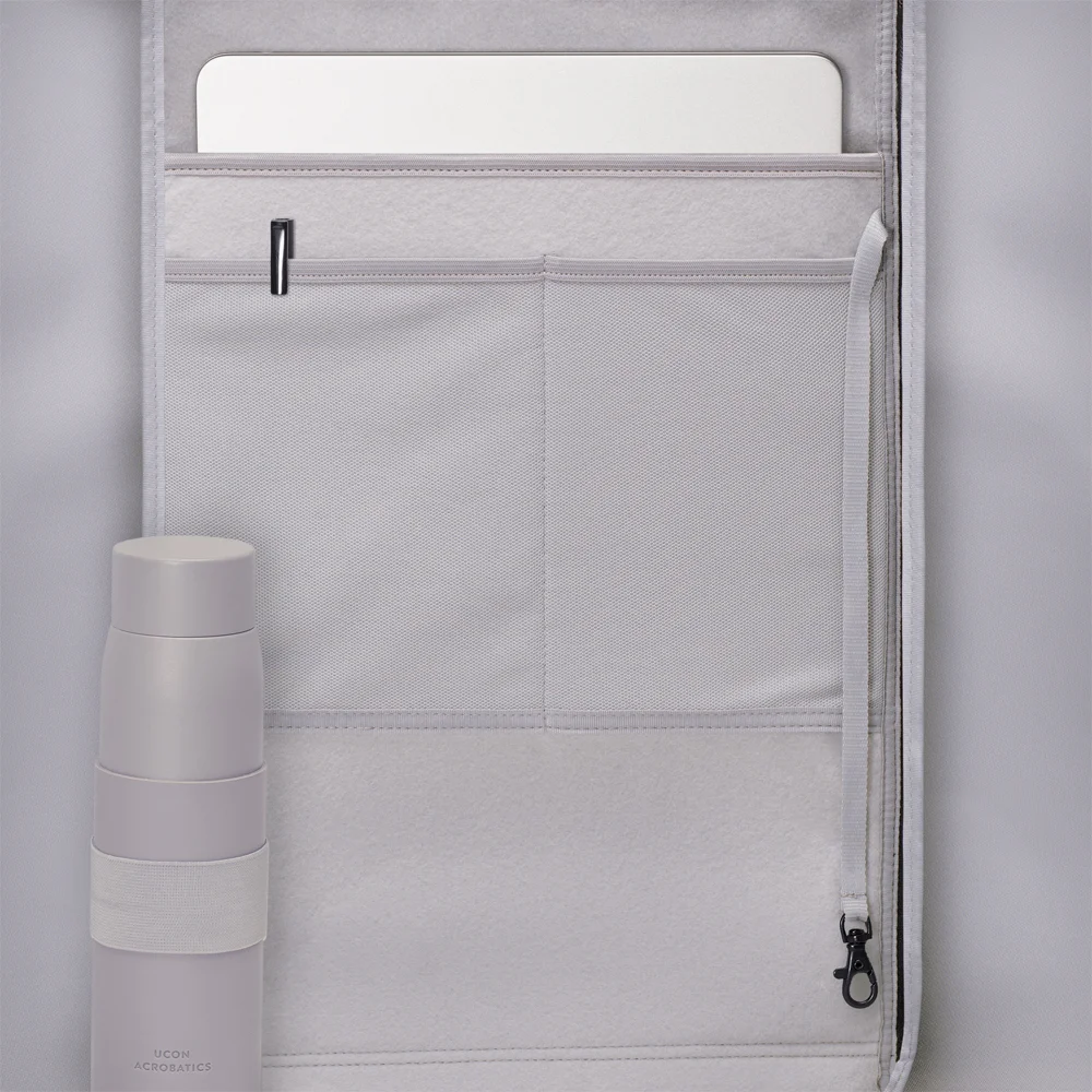 Ucon Acrobatics Jannik Lotus Infinity rugzak mini 13 inch glacier grey - lemon bij Duifhuizen