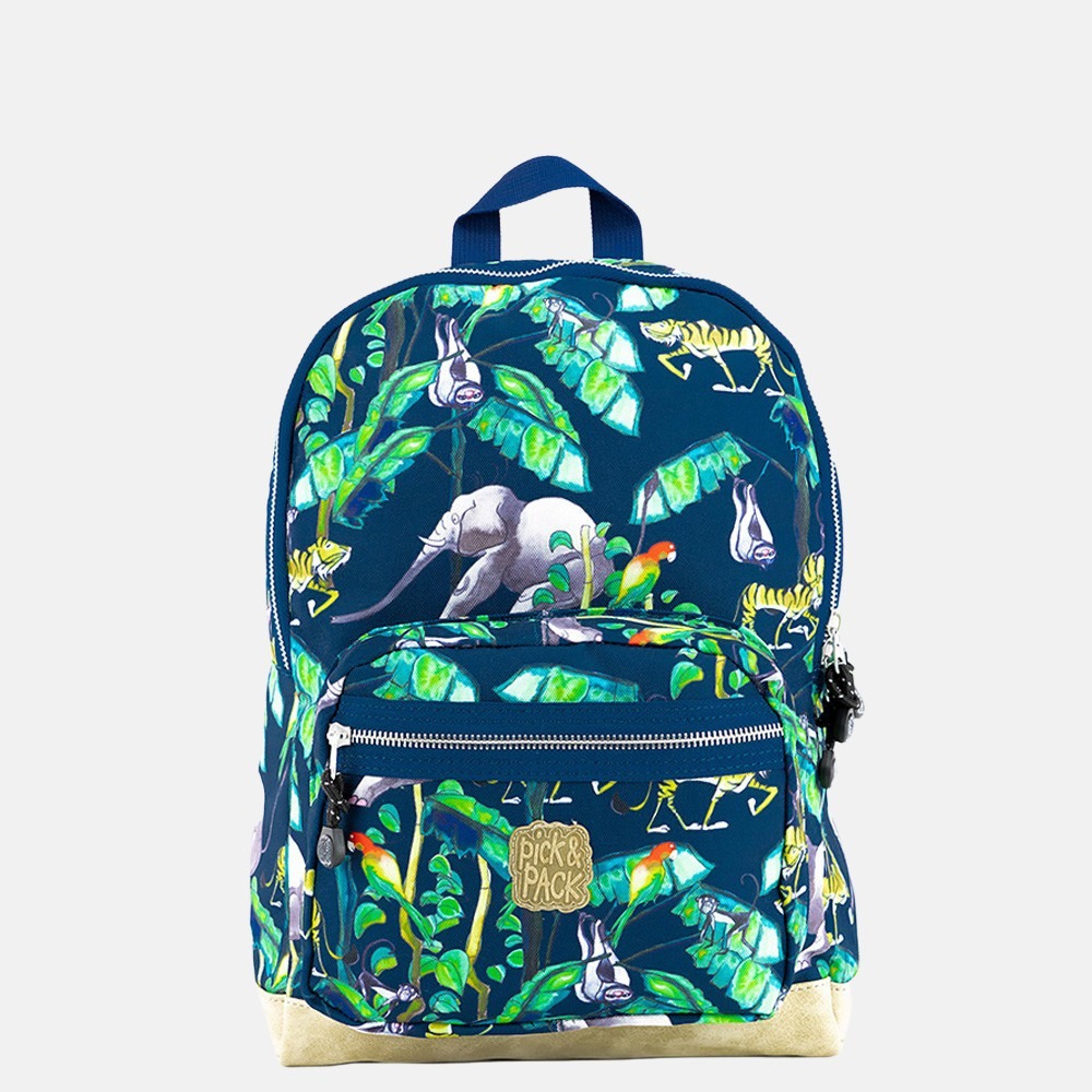 Pick & Pack Happy Jungle kinderrugzak M navy