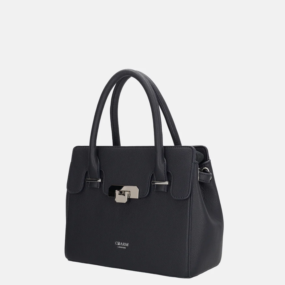 Charm London Soho handtas classic S blauw bij Duifhuizen