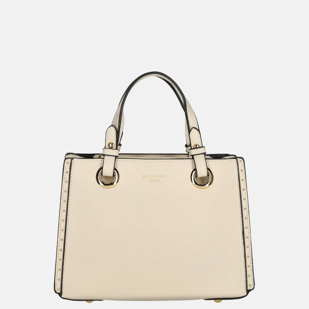 Firenze handtas studs beige bij Duifhuizen