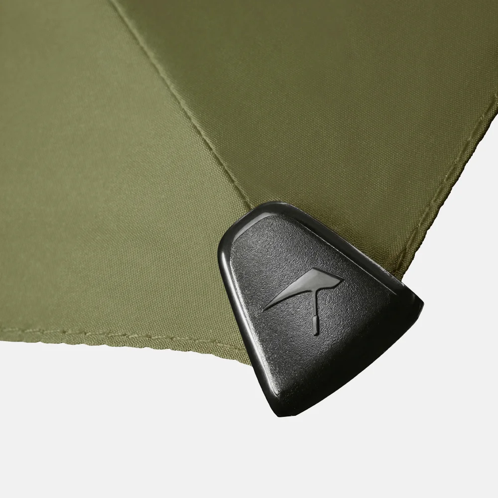 Senz automatic foldable stormparaplu martini olive bij Duifhuizen