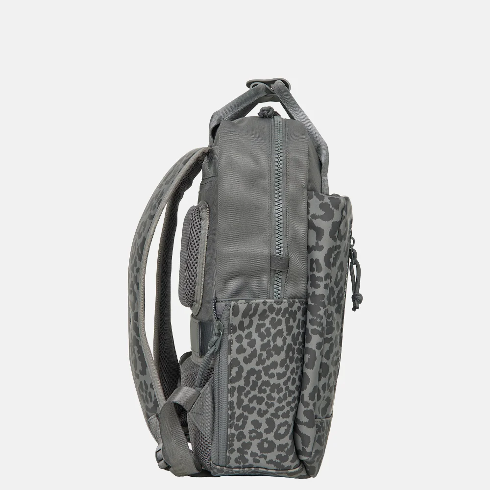 New Rebels Urban Miami laptoprugzak 13 inch black leopard bij Duifhuizen