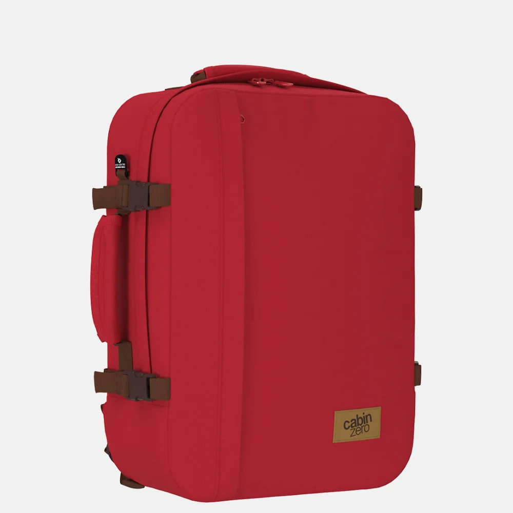CABINZERO classic rugzak 44L london red bij Duifhuizen