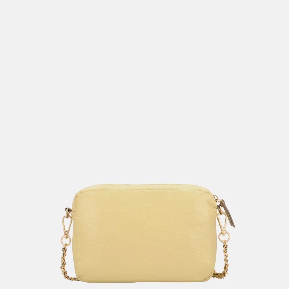 Loulou Essentiels Emilie crossbody tas sorbet yellow bij Duifhuizen