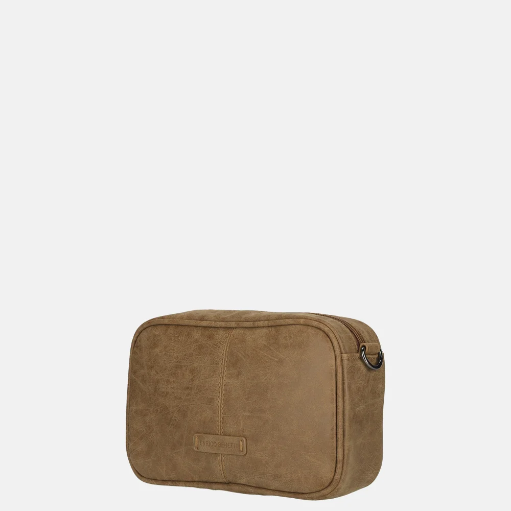 Enrico Benetti Indy crossbody tas camel bij Duifhuizen