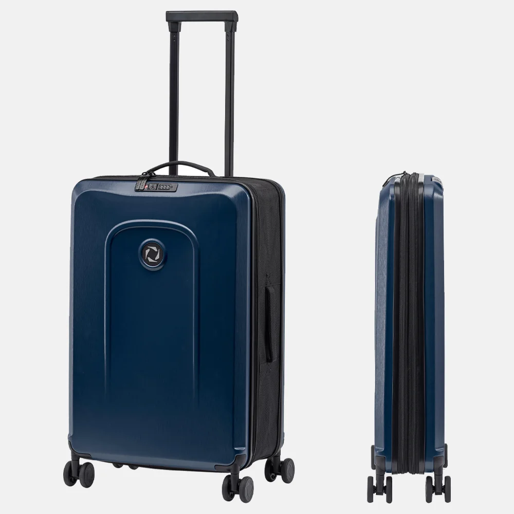 Senz Foldaway koffer opvouwbaar 66 cm midnight blue bij Duifhuizen