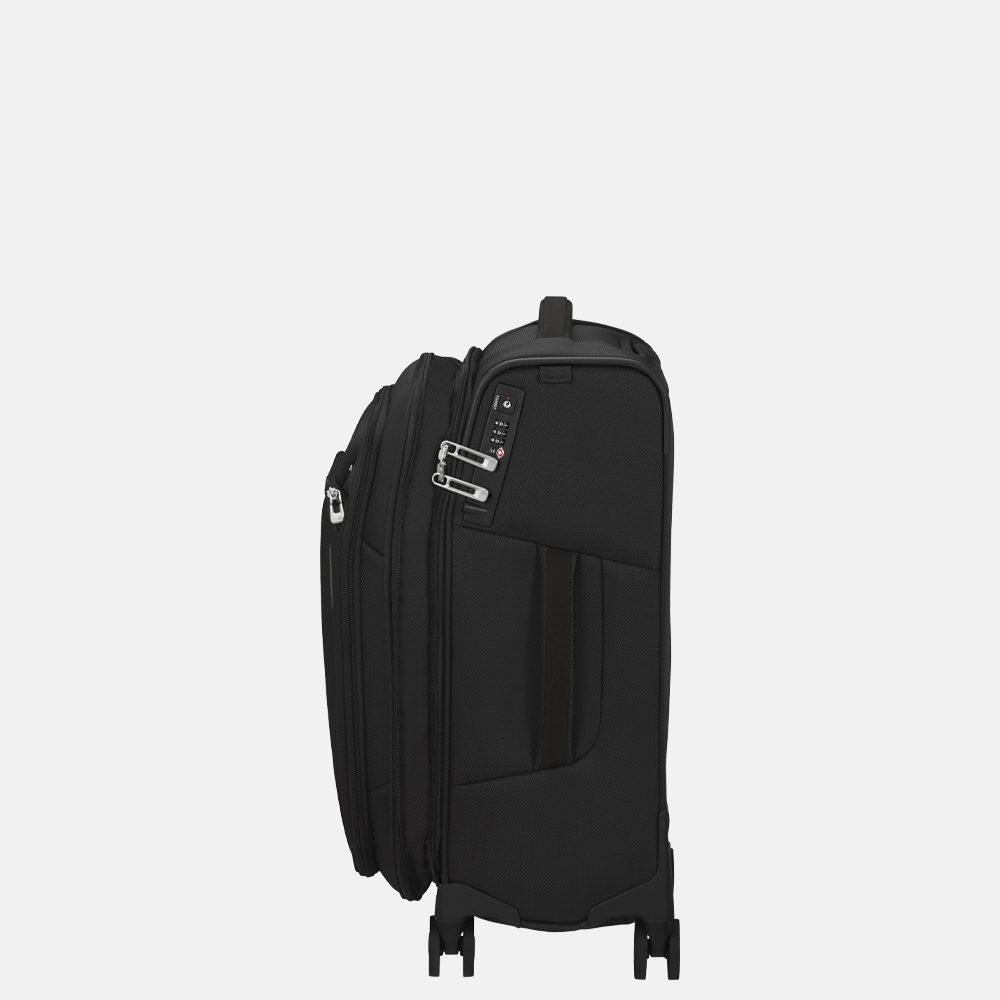 Samsonite Respark Lenght handbagage koffer 55 cm ozone black bij Duifhuizen