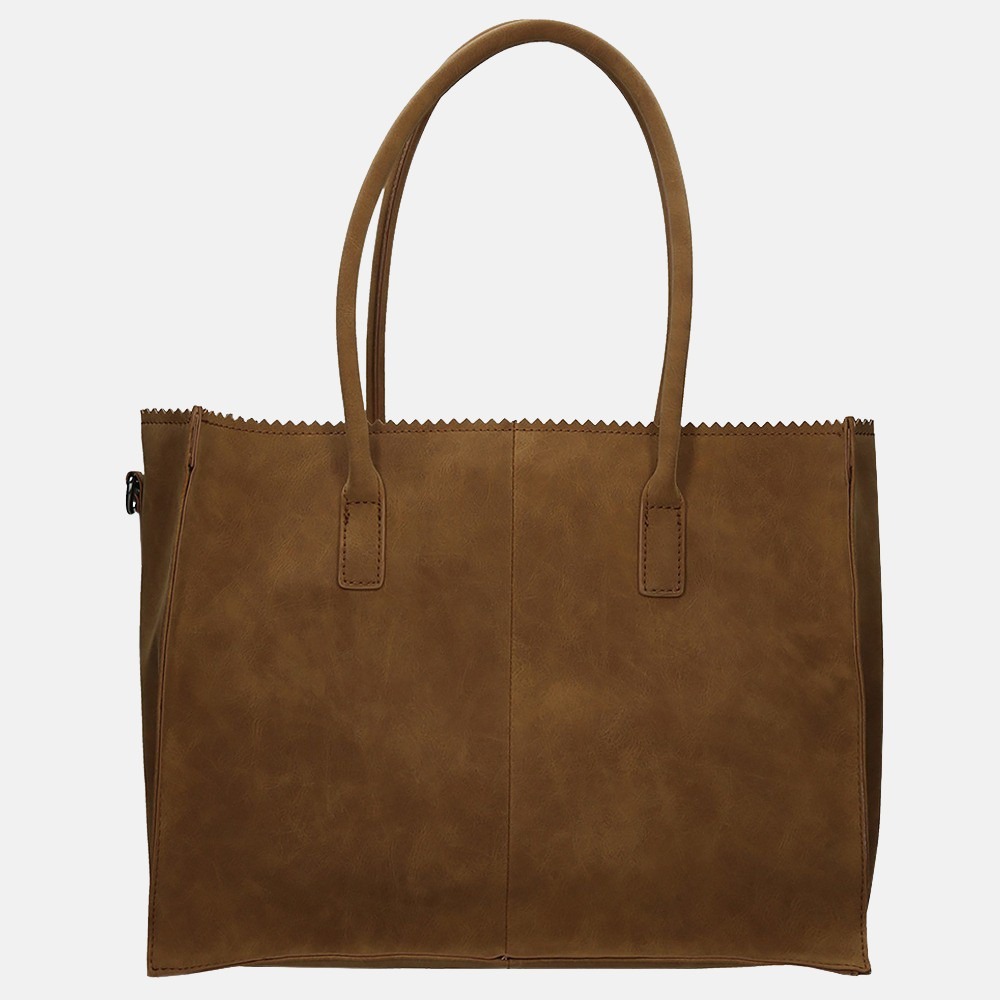 Zebra Trends Lisa shopper camel bij Duifhuizen