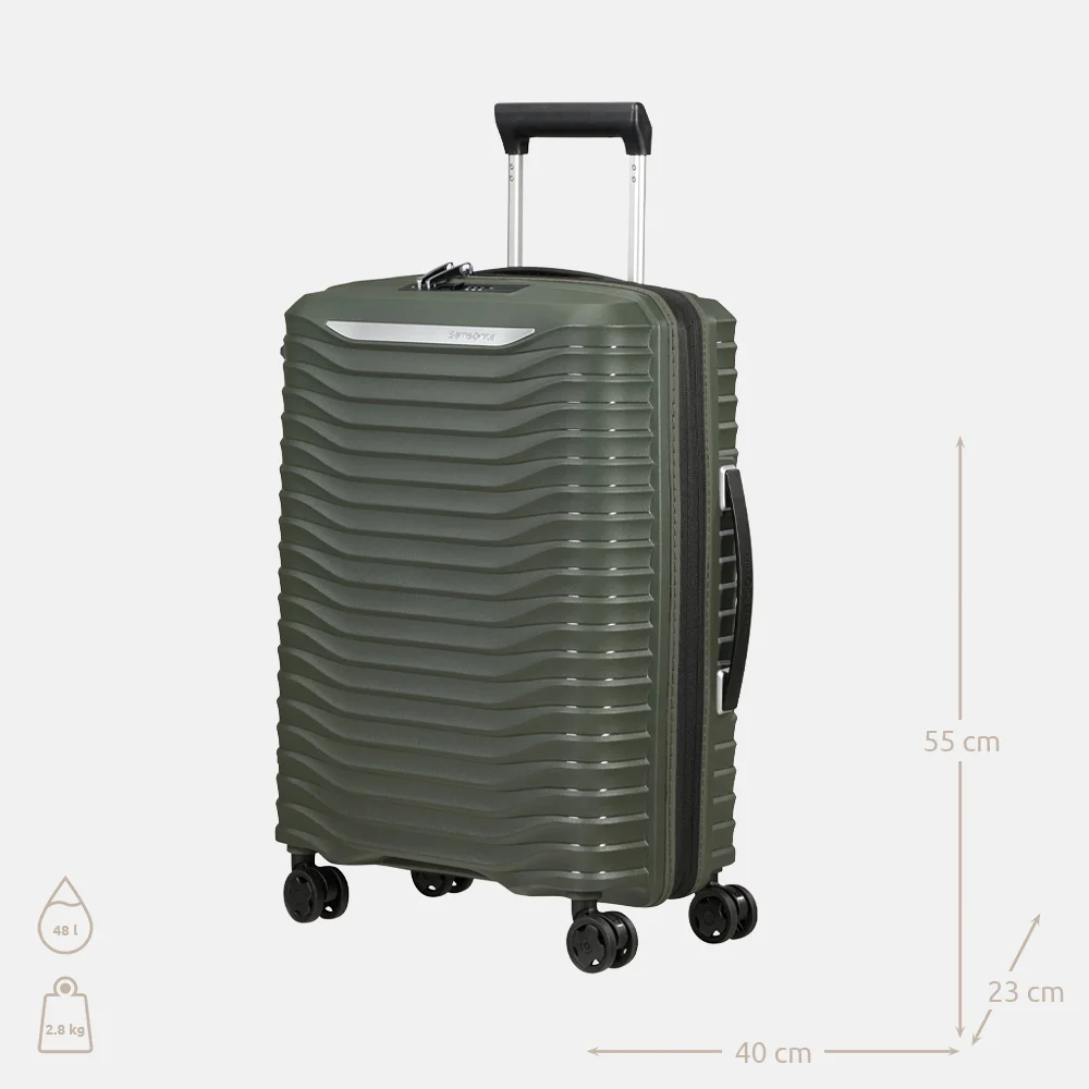 Samsonite Upscape spinner handbagagekoffer 55 cm climbing ivy bij Duifhuizen