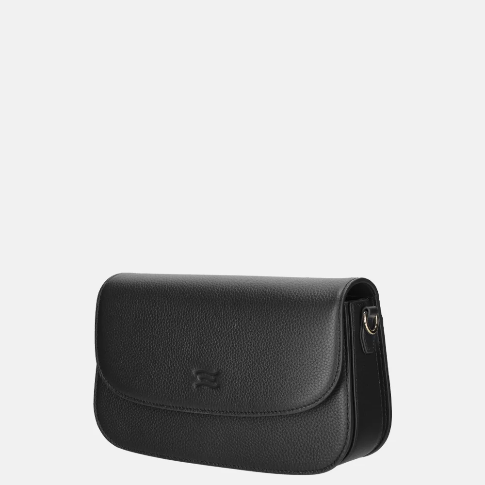 Crinkles crossbody tas black bij Duifhuizen