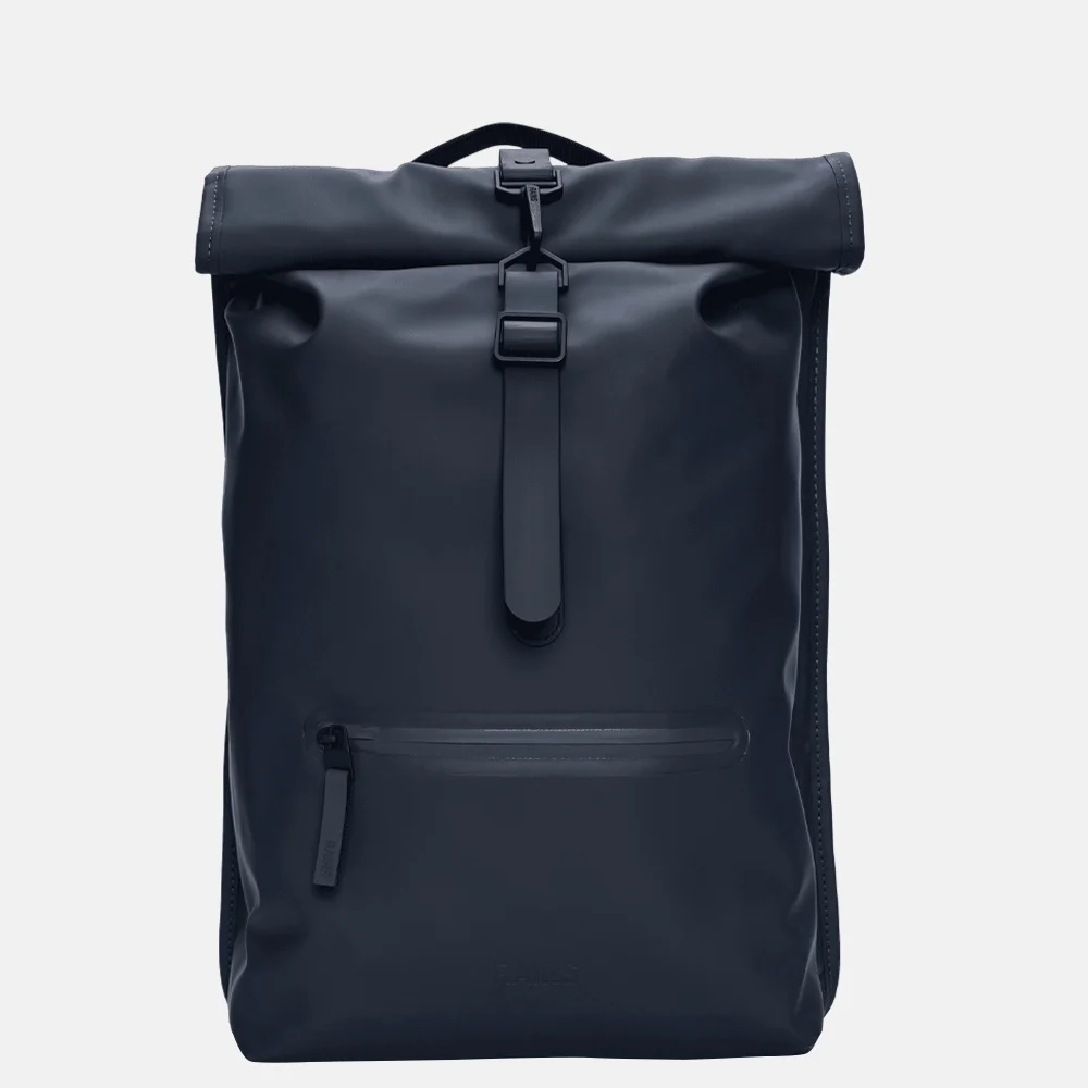 Rains Roll Top laptoprugzak 15 inch navy