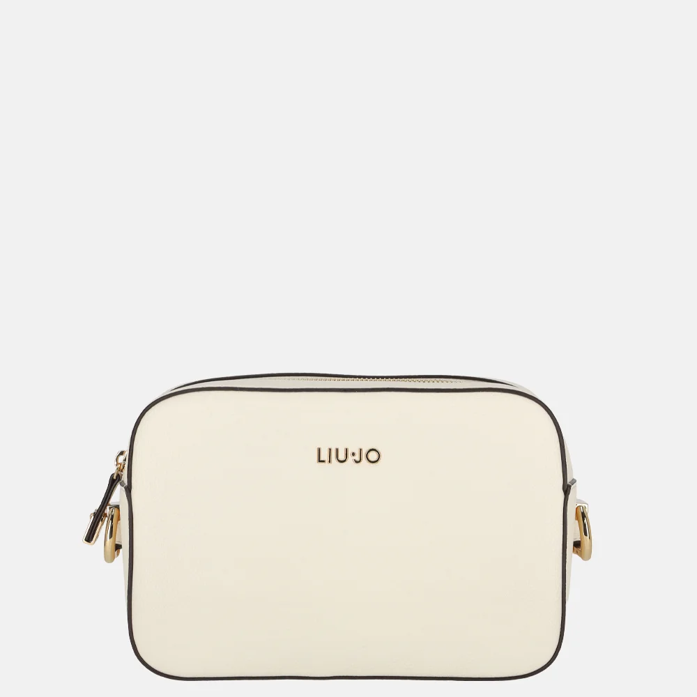 Liu Jo Manhattan camera case crossbody tas M cream bij Duifhuizen