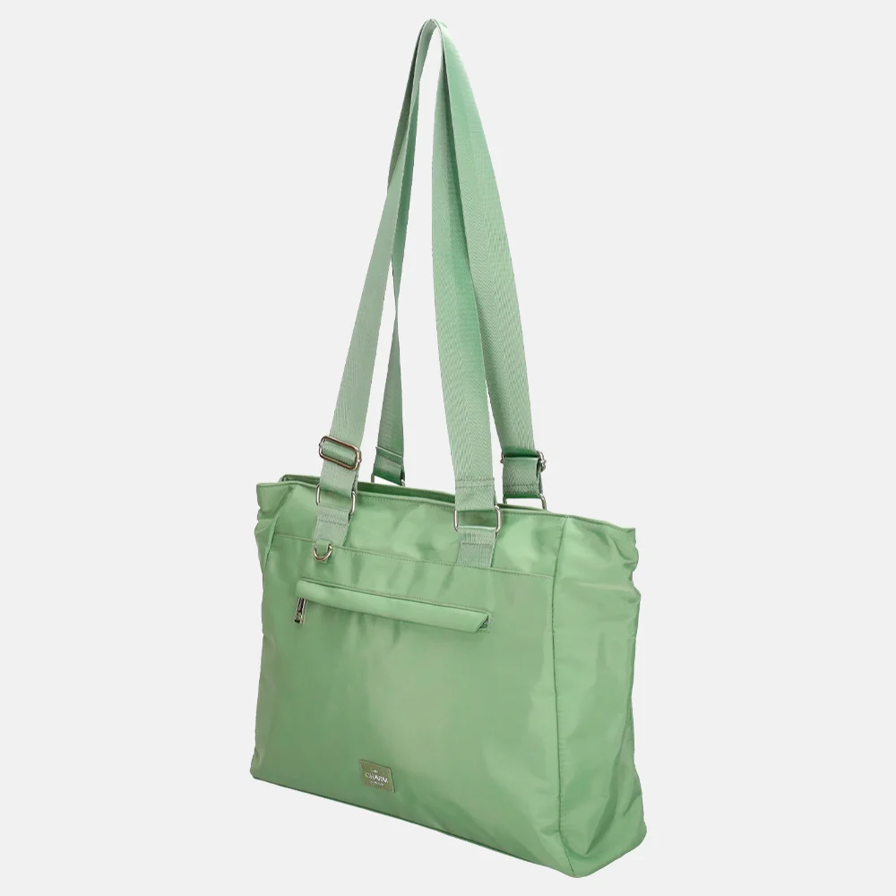 Charm London shopper mint bij Duifhuizen