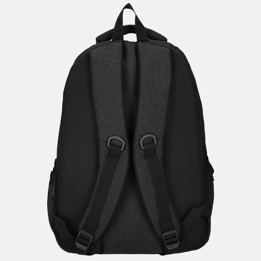 Enrico Benetti Santa Cruz rugzak 17 inch zwart/grijs bij Duifhuizen